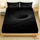 thumbnail image 1 of 3pcs Black Hole Horizon Digital Print Bedding Polyester Wear-Resistant and Wrinkle-Resistant, 1 of 1