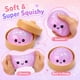 thumbnail image 3 of Pelota Antiestrés Squishies Dumpling Morado, 3 of 8