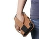 thumbnail image 2 of Compatible con Nintendo Switch OLED - Funda protectora de cuero PU con ranura para varias tarjetas, soporte y cuerda para la muñeca-para Switch||Brown, 2 of 6