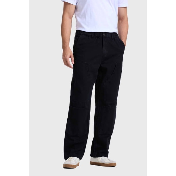 Jeans Hombre Baggy Skate Negro Asfalto