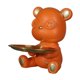 thumbnail image 3 of Bandeja De Almacenamiento De Osos, Estatua De Escritorio, Contenedor De Artículos Diversos, Escultura De Moda, Naranja, 3 of 5
