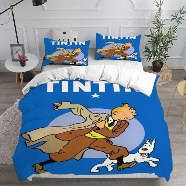 3D digital printing soft and comfortable 100% polyester, for adults and children's bedroom decoration Cartoon bedding set. Bed Sheets