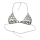 thumbnail image 3 of Mujer Body Chain Sin Mangas Lencería Elegante Para Festival Ropa De Calle Playa Plata., 3 of 3