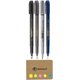 thumbnail image 1 of Set de 4 plumillas de pincel Stationery JP, tinta gris, a prueba de agua, 1 of 7