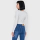 thumbnail image 2 of Polera Mujer Manga Larga Broches Gris Corona, 2 of 5