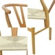 thumbnail image 4 of Pack 2 Sillas Comedor Whishbone Madera Café, 4 of 5