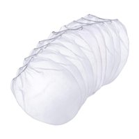 Ioensy - 10 Bolsas De Filtro De Pintura Con Borde A Prueba De Fugas, Fáciles De Usar, Prácticas Bolsas De Filtrado Blancas De 5 Galones