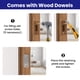 thumbnail image 5 of Placa cubreagujero para puerta SHINY HANDLES de acero inoxidable 2,5 x 6 cm, 5 of 7