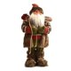 thumbnail image 3 of 1x Mu?eco De Nieve Santa Claus Ornamento Decoración De La Mesa De Mesa Interior Decoración De La Estatua 45 Cm Piel Marrón, 3 of 5