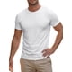 thumbnail image 4 of INSPIRE CHIC Camiseta de Hombre de Cuello Redondo de Manga Corta Casual Ligera XL Blanca, 4 of 6