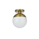 thumbnail image 4 of Luminaria de Techo Living District LD6060BR Vidrio y Hierro 110V, 4 of 9