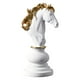 thumbnail image 3 of Escultura De Ajedrez Internacional Adorno Estatuilla Accesorios Para Fotos Caballero Blanco, 3 of 5
