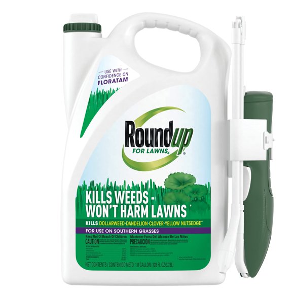 Herbicida Roundup para césped listo para usar 4 L con aplicador