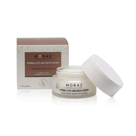 Crema Moraz Herbal para ojos y cuello, 50 ml, sin parabenos ni SLS