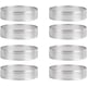 thumbnail image 1 of 8 moldes de acero inoxidable para tartas, resistentes al calor, perforados, redondos, de doble rollo, de metal, de 10 cm., 1 of 7