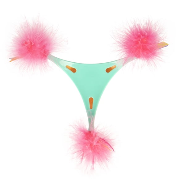 Juguete Interactivo Gato SmartyKat Swat N Spin Plumas Campanas