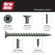 thumbnail image 4 of Tornillos Grip‑Rite #9 x 5 cm Gruesos Gris 453 g, 4 of 9