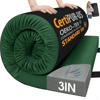 Funda De Colchón De Espuma Viscoelástica Cymula De 7,6 Cm, Tamaño Completo