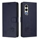 thumbnail image 1 of Funda tipo cartera FOXDOCK para itel S25 4G con soporte, ranuras, RFID, diseño de gato, 1 of 5