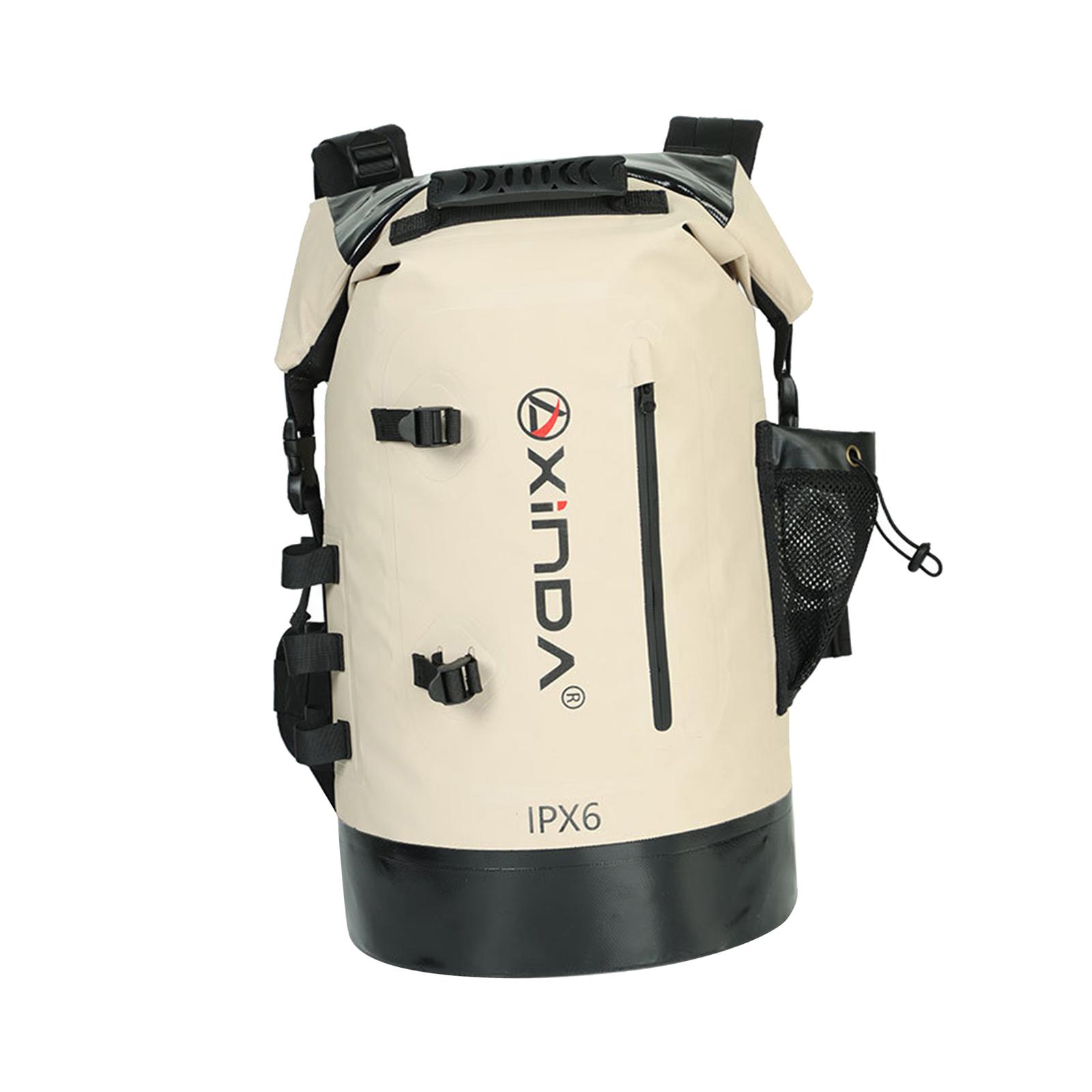 Magideal - Bolsa Seca Impermeable Con Tapa Enrollable Para Hombre Y Mujer, Bolsa De Almacenamiento En Seco Portátil, Mochila Para Parque Acuático, Rafting, Playa 30L