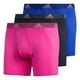 thumbnail image 1 of Calzoncillos tipo bóxer adidas, paquete de 3 unidades, para hombre, Lucid Fuchsia M, 1 of 3