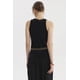 thumbnail image 3 of Polera Peto Mujer Básico Liso Rib Negro, 3 of 4
