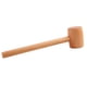 thumbnail image 2 of Martillo de madera para tallar, herramienta de mano, anticaída, superficie lisa, longitud de 29,5 cm, martillo de madera portátil, martillo para carpi, 2 of 5
