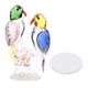 thumbnail image 1 of Estatua De Loro De Cristal, Figura De Pájaro, Modelo Animal Para Sala De Estar, Decoración Del Hogar, Rosa, 1 of 3