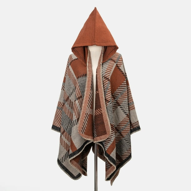 Cozy & Stylish Oversized Geometric Print Blanket Shawl with Tassel Wrap - Perfect for Outdoor Wind Protection!
