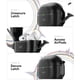 thumbnail image 4 of Estuche Proof Labs negro con mosquetón para AirPods (4 y 5), 4 of 7