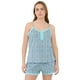 thumbnail image 1 of Pijama Mujer Lencero Full Print Aqua Corona, 1 of 5
