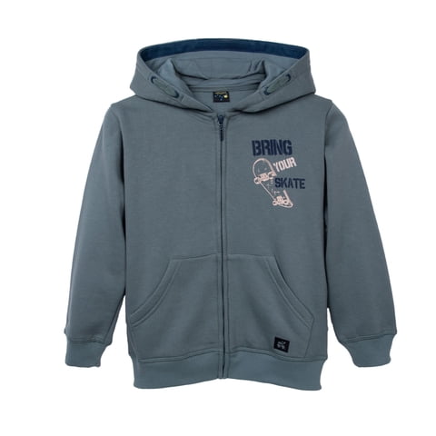 Pillin - Polerón Niño Estampado Con Cierre Y Gorro Verde