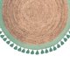 thumbnail image 2 of Alfombra Yute Redonda Malibú Aqua 150x150 Cm, 2 of 3