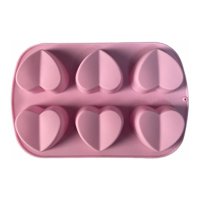 Genérico - Molde Silicona Moldes Silicona Reposteria Corazon Partido