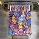 thumbnail image 1 of Cartoon Pokmon 3 Piece Sets Full/Queen Size - Reversible Microfiber Quilts with Shams Soft Lightweight Bedspread Coverlet Comforter for All Season Bed Sheets, 1 of 4