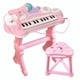 thumbnail image 1 of Teclado Electrónico Piano Para Niños Musical Con Micrófono-Rosa, 1 of 2