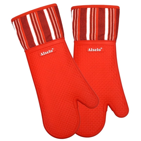 Guantes de horno Alselo 19 cm x 41 cm resistentes al calor