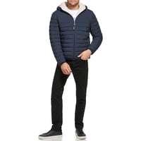 Chaqueta Calvin Klein Para Hombre, De Peso Medio, Acolchada, Con Forro Sherpa