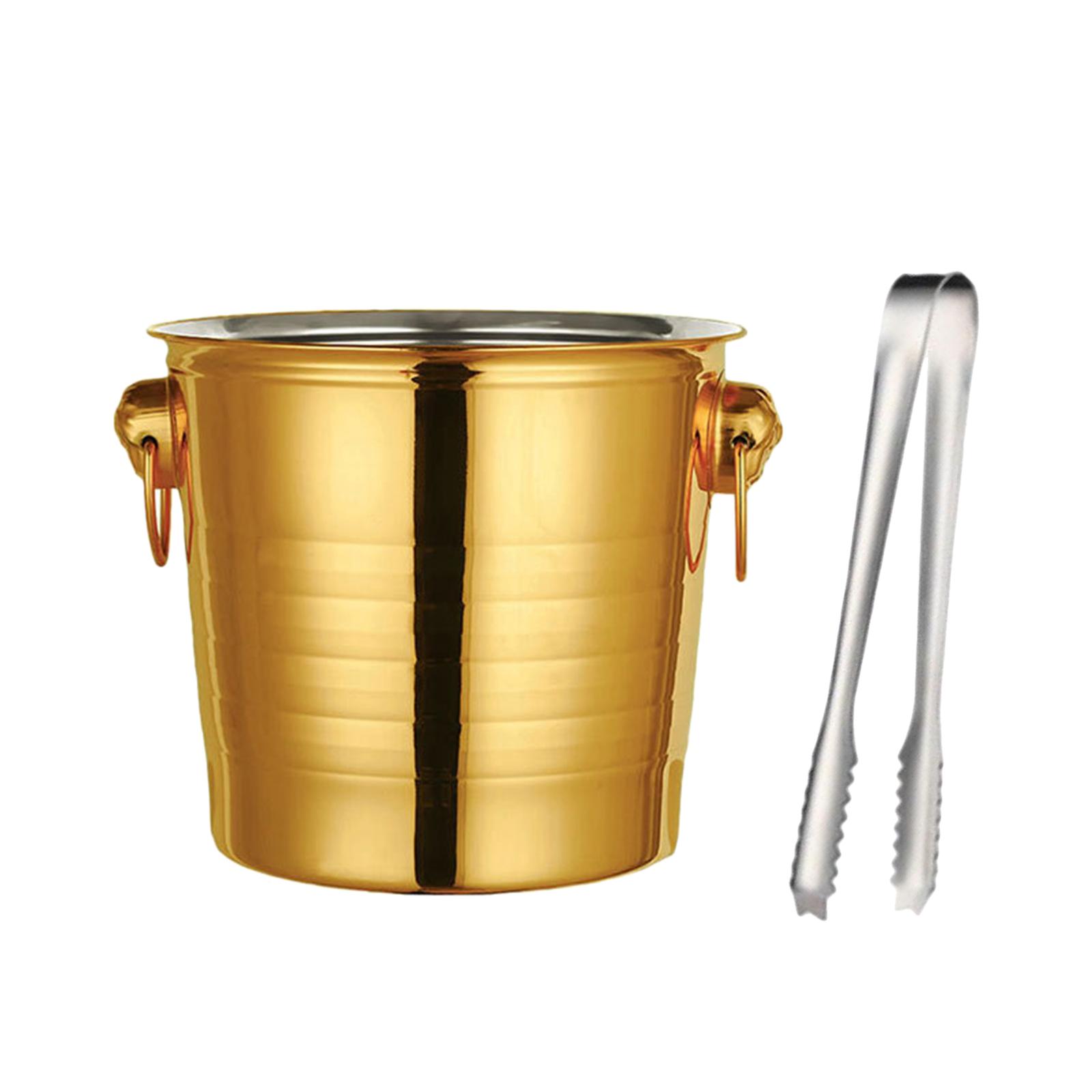 Bothyi - Cubo Enfriador De Bebidas Cubo Enfriador De Bebidas 3L Para Fiestas Bar Buffet Aureate