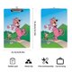 thumbnail image 2 of Snagglepuss Portapapeles de acrílico A4, tamaño carta estándar, carpeta con clip 31.8x 21.5CM para estudiantes, profesores y oficina, 2 of 6