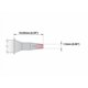 thumbnail image 2 of Punta de Soldadura Thermaltronics M8CH177 Cincel 30° 1.5 mm, 2 of 3