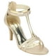 thumbnail image 3 of Sandalia Chalada Mujer Myrna-3 Dorado Fiesta, 3 of 5