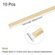 thumbnail image 2 of Varilla de Latón Uxcell, Varilla Redonda Sólida de Latón 2.5mm/0.1 pulgadas de Diámetro 305mm de Longitud Barra de Torno para Modelo RC DIY Artesanía Paquete de 10, 2 of 5