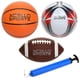 thumbnail image 1 of Set de pelota deportiva Xcello Sports Multi-Sport Jr. Balón de fútbol, baloncesto B7 y balón de fútbol tamaño 5 con bomba, 1 of 6