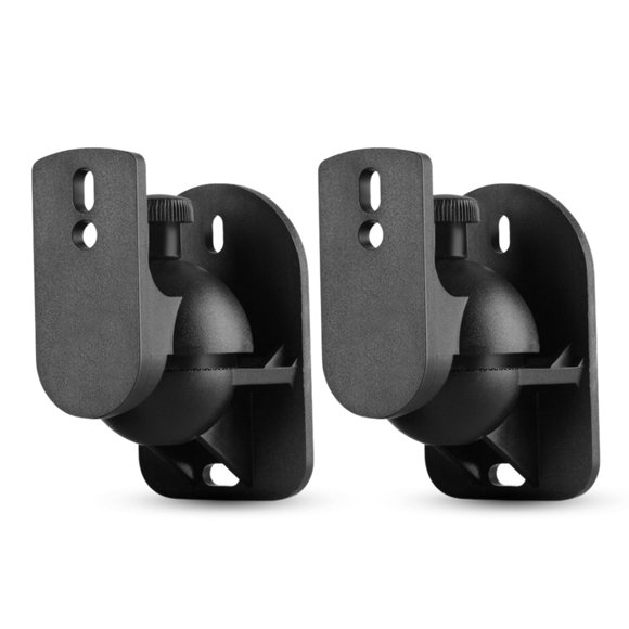 Soporte de pared para altavoz satélite TNP, paquete de 2, negro