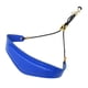 thumbnail image 1 of Hebilla De Metal Correa De Saxofón De Cuero Correa De Cuello Ajustable Cinturón Azul Suave, 1 of 5