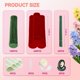 thumbnail image 2 of Kit de fabricación de rosas QABCYTA 700 piezas rojo y verde – Hazlo tú mismo, 2 of 7