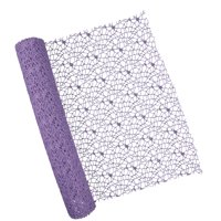 Bothyi - Papel De Regalo De Flores De Malla De Jacquard Para El Día De San Valentín, Bodas, Cumpleaños, Morado Claro