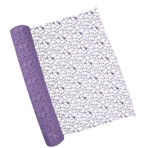 Bothyi - Papel De Regalo De Flores De Malla De Jacquard Para El Día De San Valentín, Bodas, Cumpleaños, Morado Claro