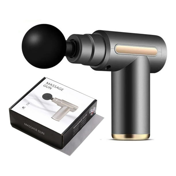 Massage Gun Electric Massager Portable Percussion Muscle Relax Pain Relief Body Neck Back Vibration Massaged Free Custom Logo